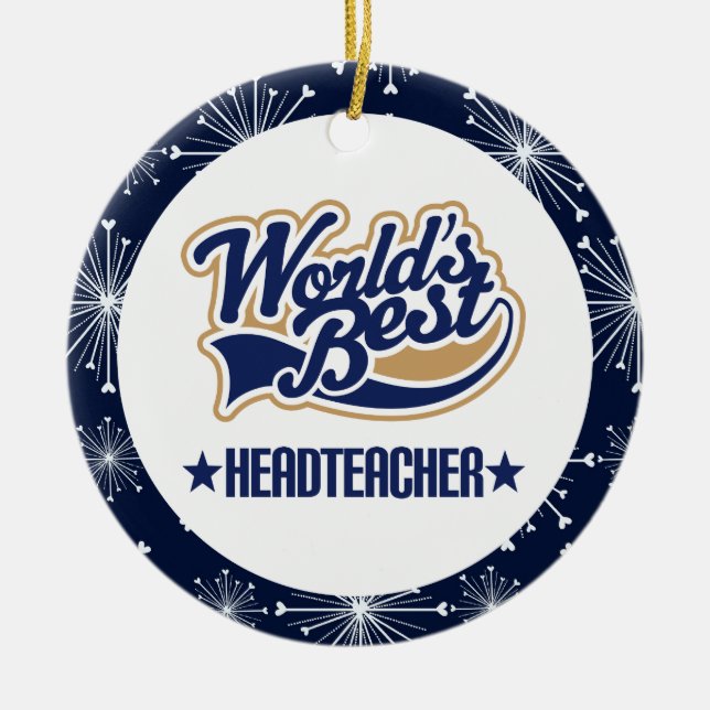Headteacher Gift Ornament (Front)