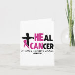 Heal Cancer For Nothing Is Impossible With God Luk Card