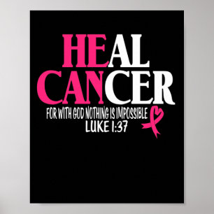 Heal Cancer With God Nothing Is Impossible (4) Poster
