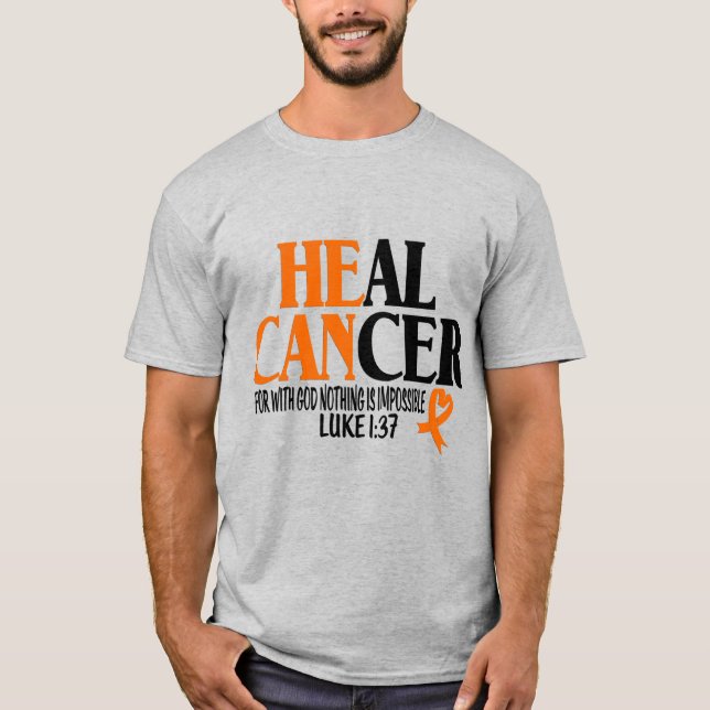 Heal Leukemia/Religious T-Shirt (Front)
