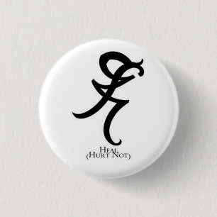 Heal Rune Mortal Instruments Pinback Button