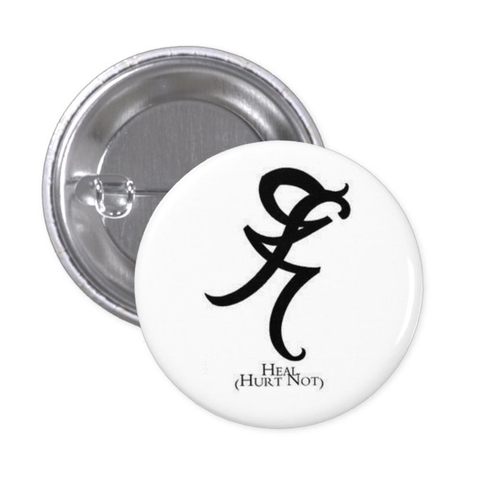 Heal Rune Mortal Instruments Pinback Button