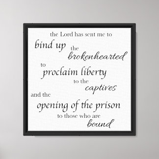 Heal the Brokenhearted Canvas Print