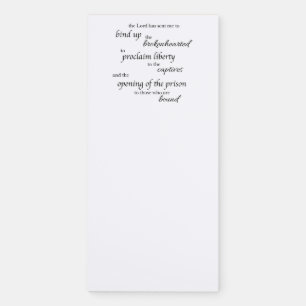 Heal the Brokenhearted Magnetic Notepad