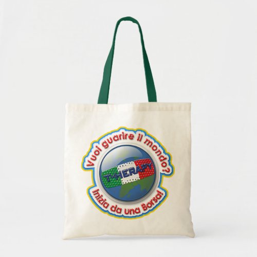 Heal the planet tote bag