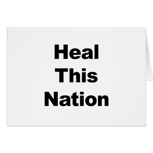Heal This Nation Cards (Front Horizontal)