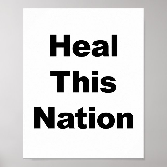 Heal this Nation Poster (Front)