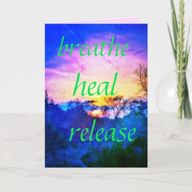HEAL VERDE GREETING CARD (Front)