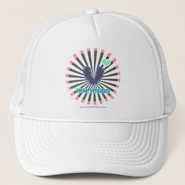 Heal Vitiligo Ray Hat (Front)