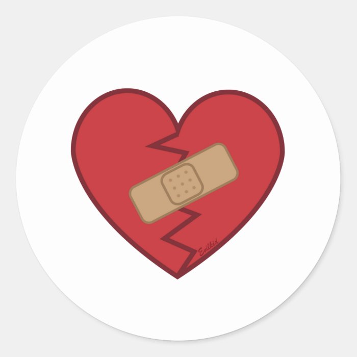 Heal Your Broken Heart Stickers