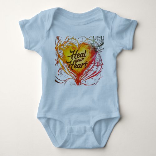 Heal your heart baby bodysuit