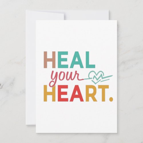 Heal your Heart Invitation