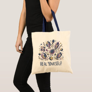 Heal Yourself Tote - Celestial Crystal Healing Bag