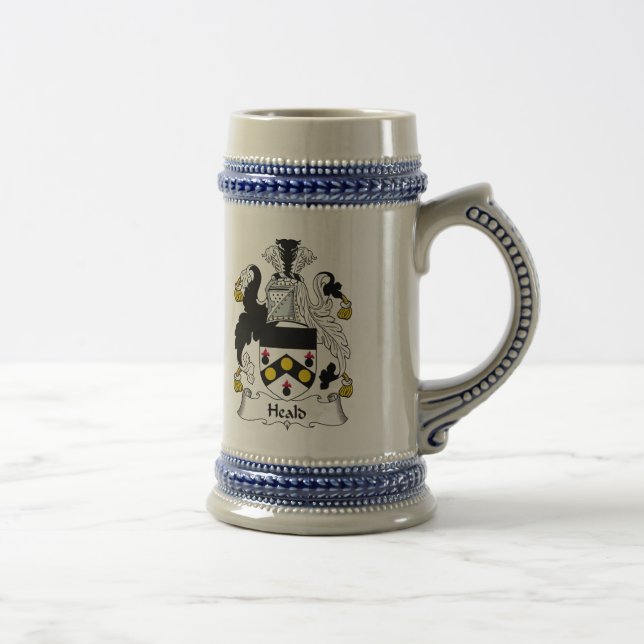 Heald Family Crest Beer Stein (Right)