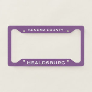 Healdsburg License Plate Frame
