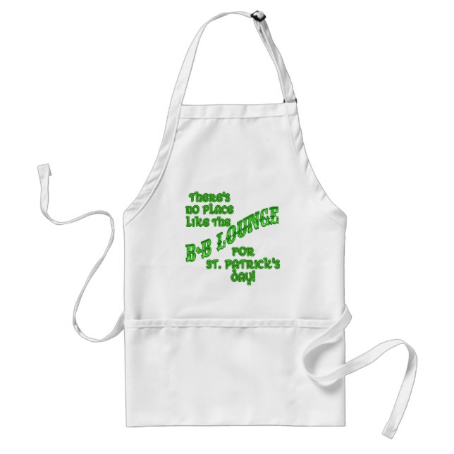 HEALDSBURG St Patricks Day Adult Apron (Front)