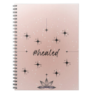 #healed Spiral Photo Notebook