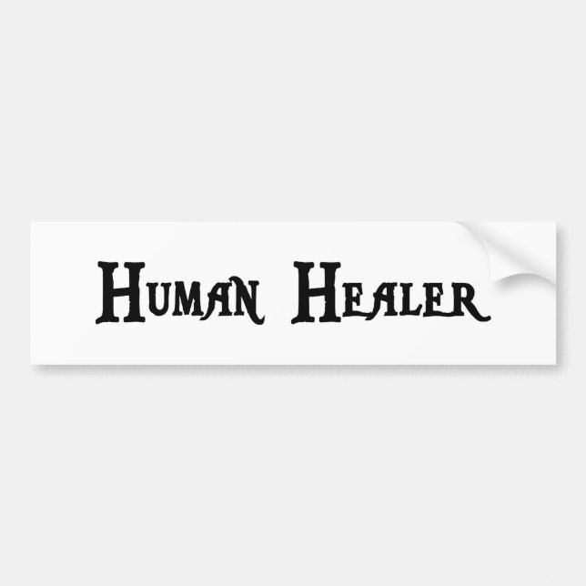   Healer Bumper Sticker (Front)