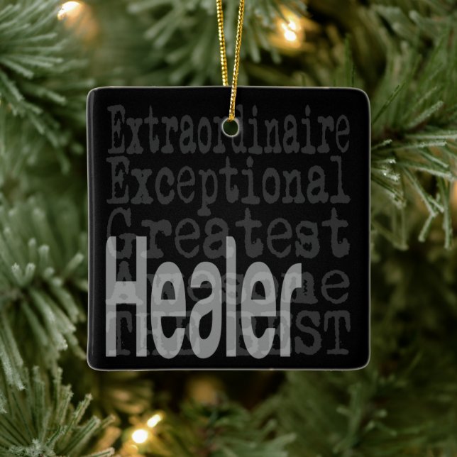 Healer Extraordinaire Ceramic Ornament (Tree)