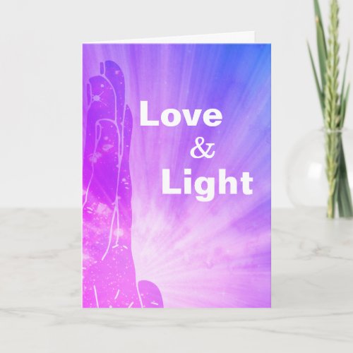 *~* Healer Rays Healing Hand Love Lightworker Card