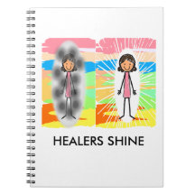 "HEALERS SHINE" ♥ Spiral Noteb