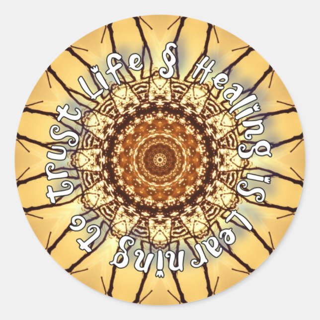 Healing Affirmation Sticker (Front)