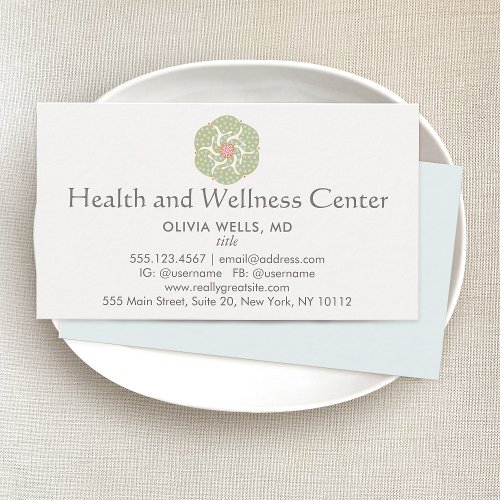 Healing Arts Health and Wellness Business Card