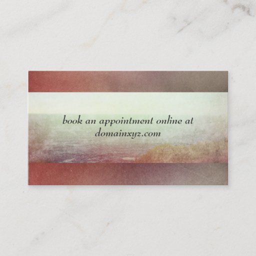 Customizable Healing Arts Massage Therapy Bodywork Business Car Business Card