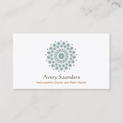 Healing Arts Natural Health and Wellness Logo Business Card