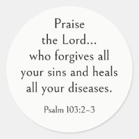 Healing Bible Verse, Get Well, Psalm 103:2-3, Art