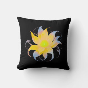 Healing Bloom • Emotional Renewal Through Light En Throw Pillow