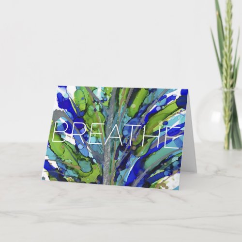 Healing Breath Lovitude Blank Note Card