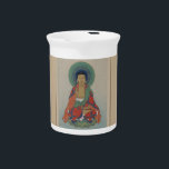 Healing Buddha pitcher<br><div class="desc">A vintage Japanese image of Buddha</div>
