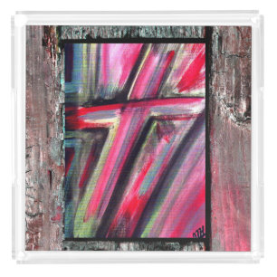 Healing Cross Acrylic Tray