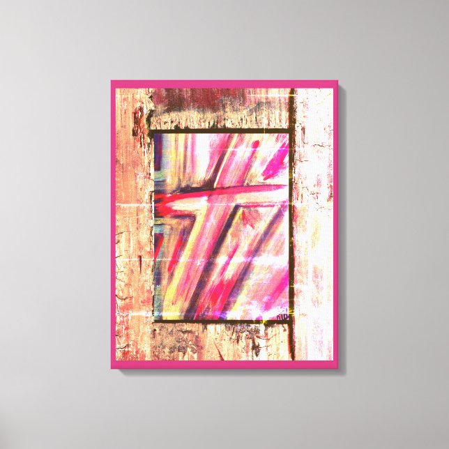 Healing Cross Canvas Print (Front)