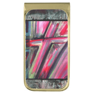Healing Cross Gold Finish Money Clip