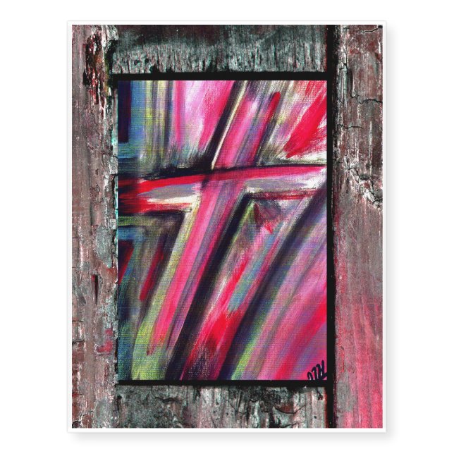 Healing Cross Temporary Tattoos (Front)