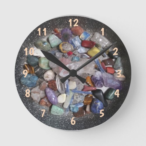 Healing CrystalStone Clock