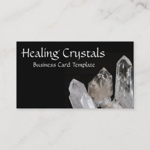 Healing Crystals Business Card