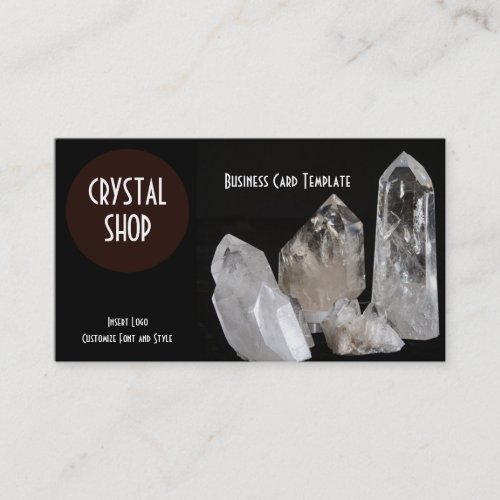 Healing Crystals Shop _ Quartz Crystals Business Card