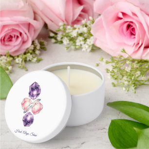 Healing Energy Crystal Candle Mini Candle Favors