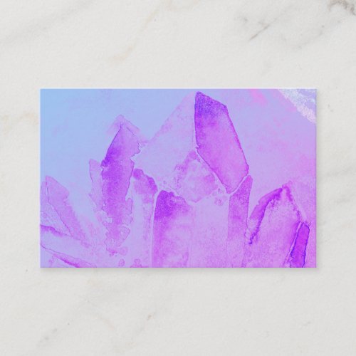  Healing Energy Massage Yoga Reiki Crystal Business Card