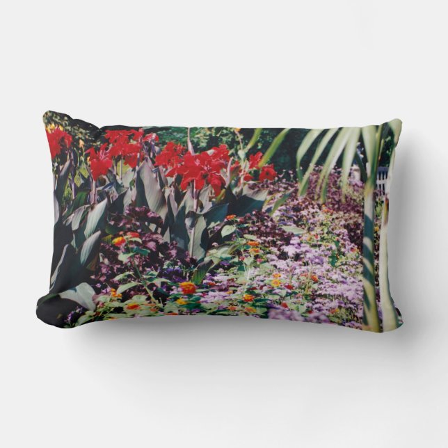 Healing Garden Lumbar Pillow (Front)