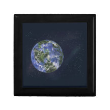 Healing green and blue digital art nature earth