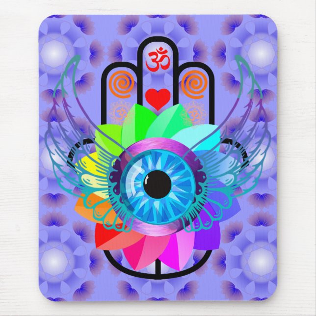 Healing Hamsa mousepad (Front)