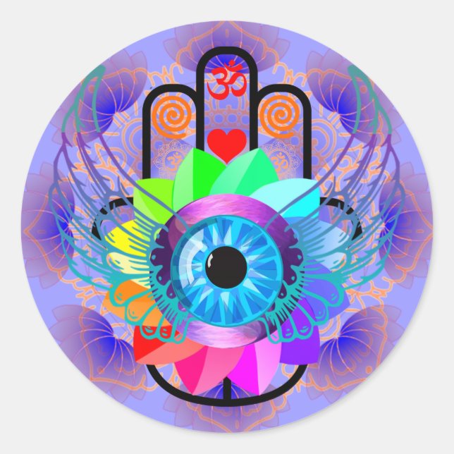 Healing Hamsa sticker (Front)