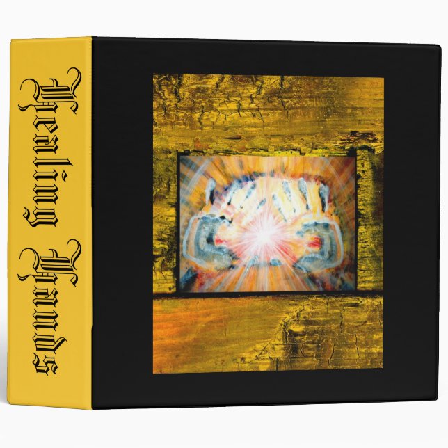 Healing Hands 3 Ring Binder (Front/Spine)