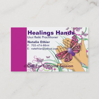 Healing Hands - Business Card2 Card