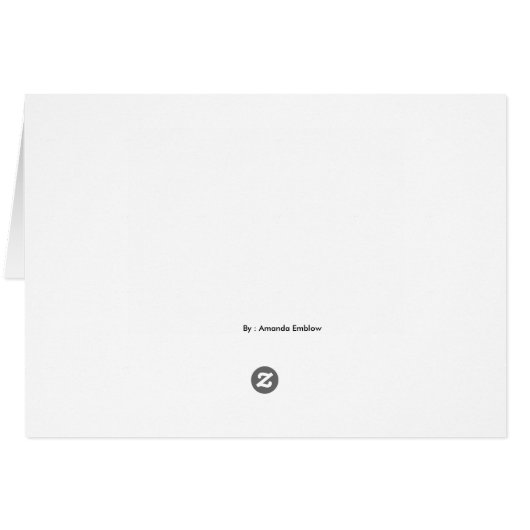 healing hands Card (Back Horizontal)