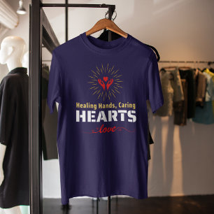 Healing Hands, Caring Hearts – Crystals & Gifts  T-Shirt